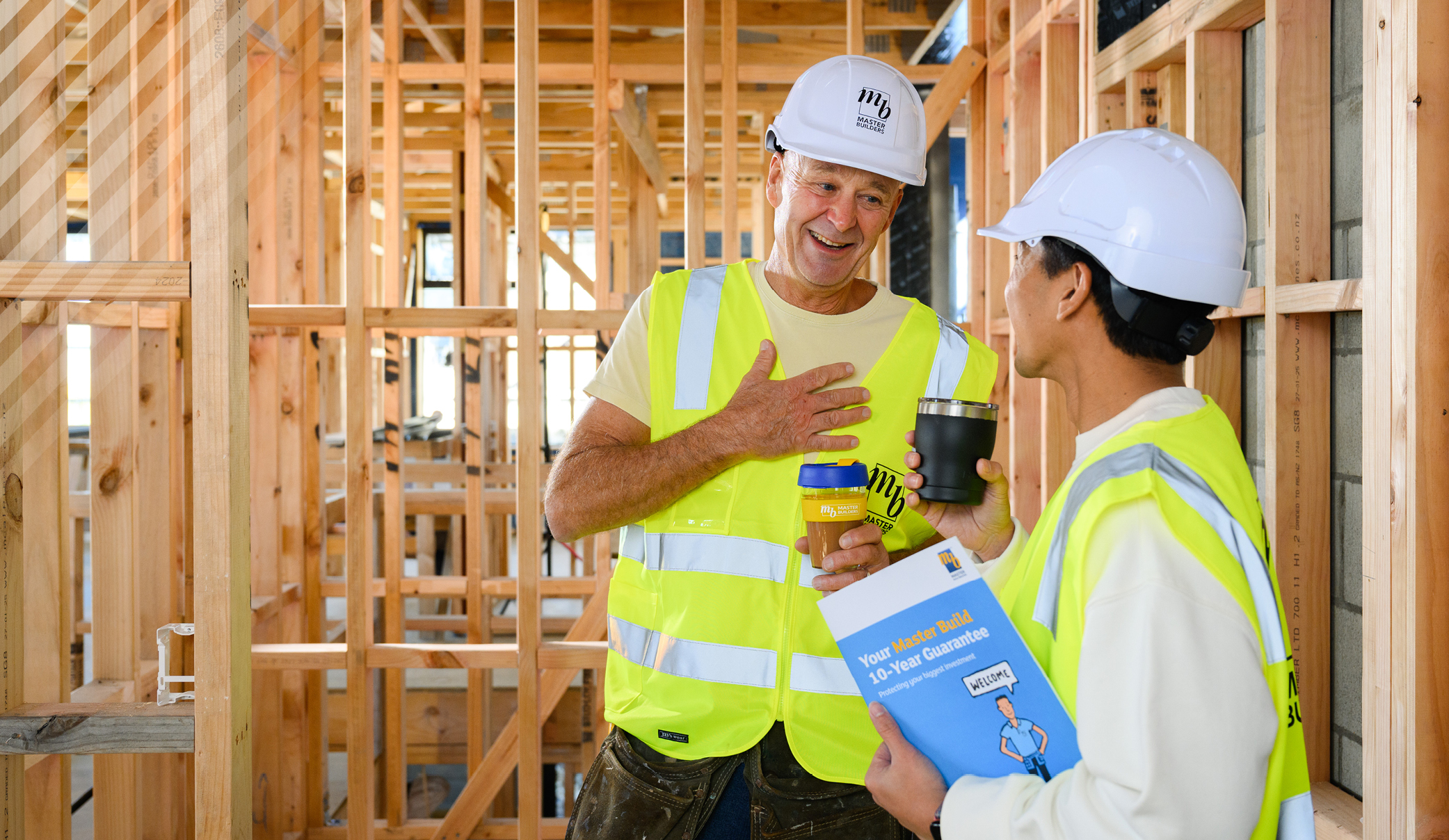 During the build and working with your builder [click to access page]